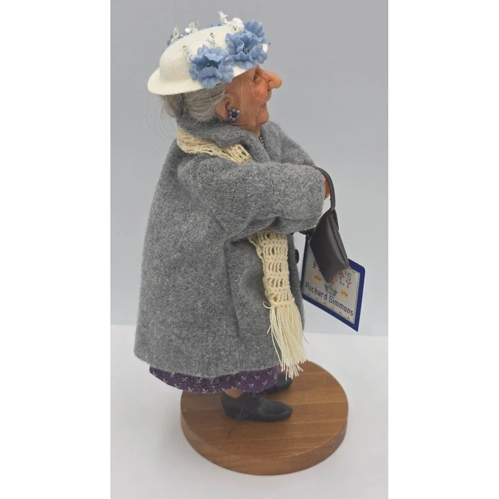 Vintage Richard Simmons Aunt Della Mae Nana's Family Doll‎ Figurine COA in Box